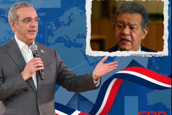 El presidente de la República, Luis Abinader le responde a exmandatario Leonel Fernández sobre cifras maquilladas. Foto: CDN Digital