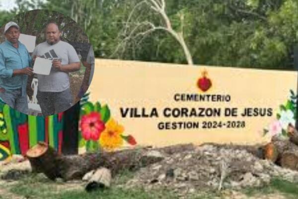 Alcalde del municipio El Barro cumple promesa de cubrir gastos fúnebres del primer fallecido tras inauguración del cementerio. (Foto/CDN)