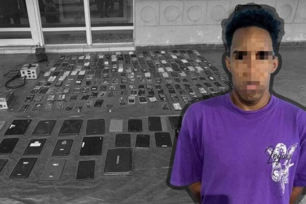 Jorge Issac Bello de Jesús, quien compraba y almacenaba los equipos robados. 