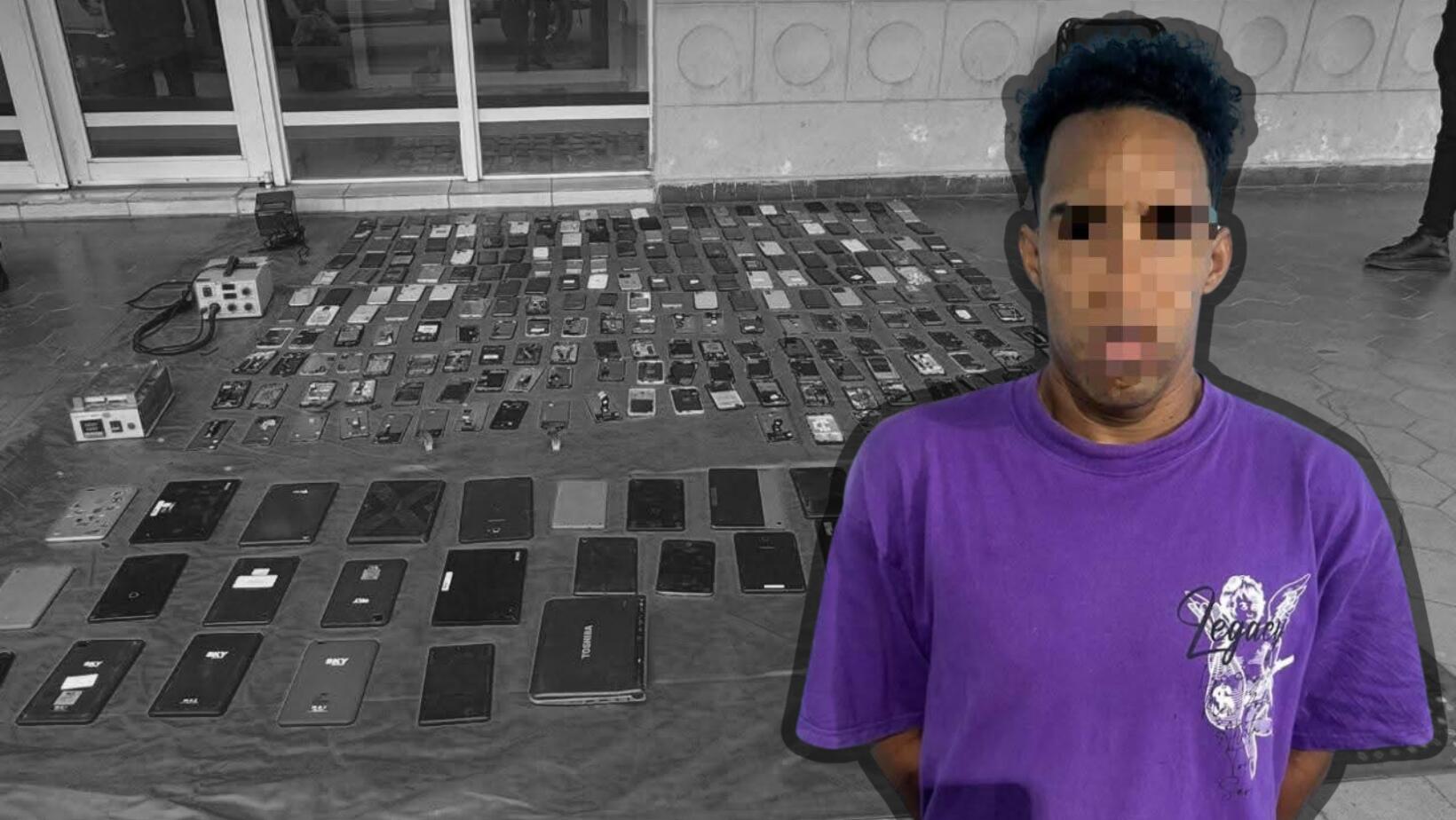 Apresado por robo de dispositivos