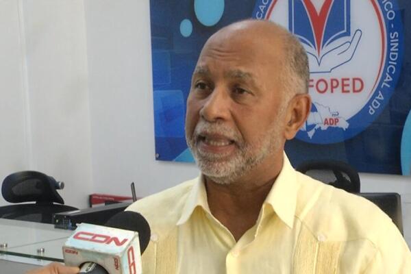 Eduardo Hidalgo, presidente de la Asociación Dominicana de Profesores (ADP). Foto: CDN Digital