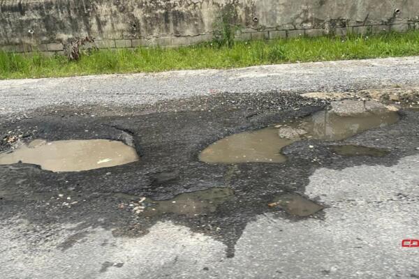 Ponderan que esta calle es una vía de acceso importante para múltiples comunidades. Foto: Fuente externa 