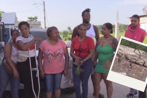 Los residentes de San Juan de la Maguana indignados por la falta de interés de las autoridades. (Foto/CDN)