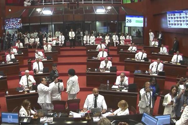 El Congreso Nacional dejó instalados sus bufetes directivos para el nuevo período legislativo. Foto: CDN Digital 