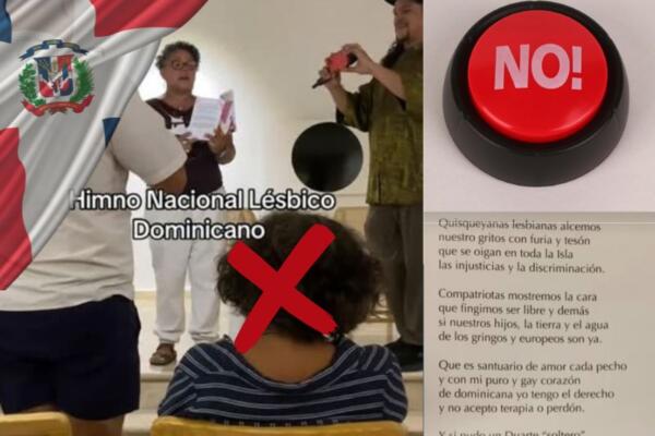 Gran controversia en redes sociales por versión “Himno Nacional Lésbico”. Foto: creada con elementos externos