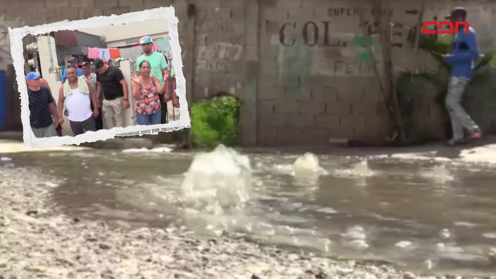 Denuncian mal olor por cloaca en comunidad de Santiago