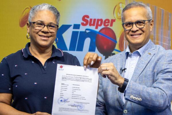 Norma Deidania Terrero Caraballo, ganadora de 25 millones de pesos.
