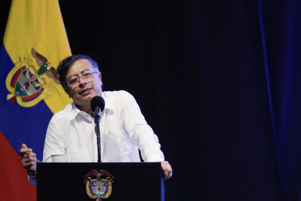 Fotografía de archivo del presidente de Colombia, Gustavo Petro. EFE/ Carlos Ortega