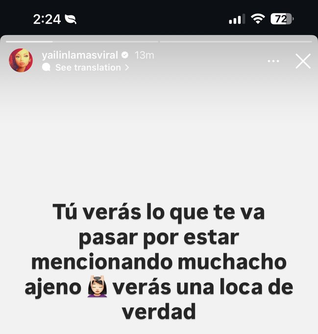 Yailin amenaza con una "arrastrá" si siguen hablando de su hija