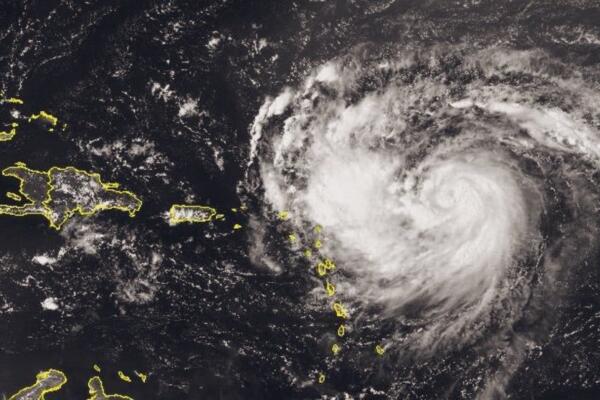 Huracán Erin se fortalece; sus efectos se sentirán en el noreste y sureste de RD. Foto: fuente externa
