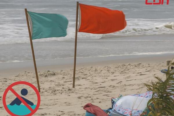 Huracán Erin obliga a cerrar playas en Nueva Jersey por fuertes corrientes de resaca. Foto: CDN Digital