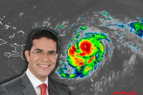 Huracán Erin se ubica a 380 km de Punta Cana. Es categoría 4. El analista meteorológico Jean Suriel advierte sobre efectos indirectos. FOTO CDN Digital