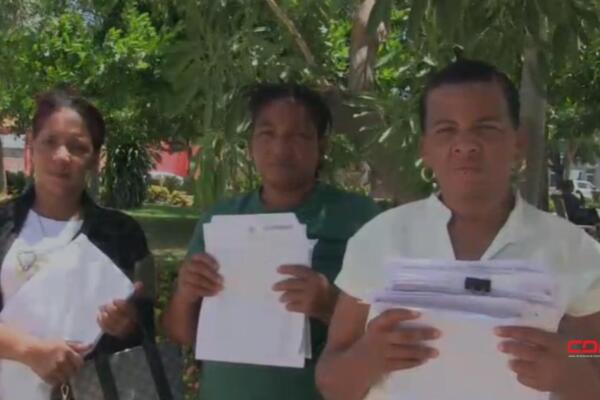Justicia para José y Martín: claman familiares de víctimas de doble crimen en Carretón de Baní.  Foto: Fuente externa 