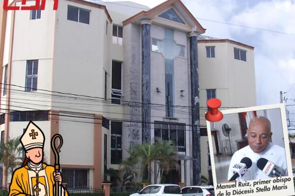 Iglesia católica celebra designacion de Manuel Ruíz como primer obispo de la Diócesis Stella Maris. Foto: CDN Digital 