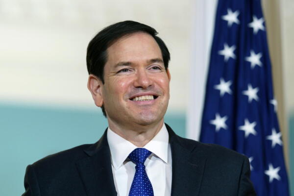 Fotografía de archivo del secretario de Estado de Estados Unidos, Marco Rubio. EFE/EPA/WILL OLIVER