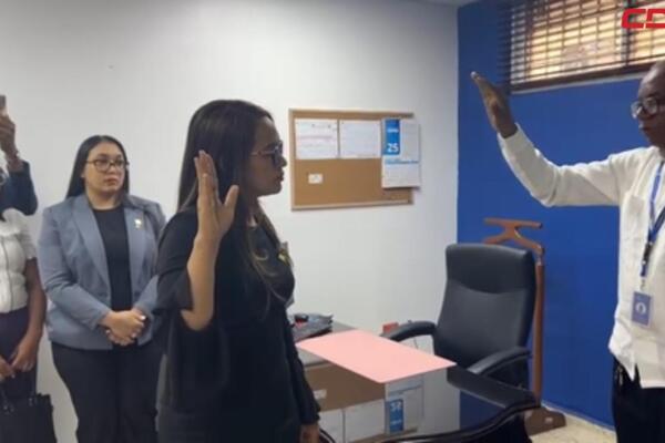 Elizabeth Báez, designada como procuradora fiscal interina  de Villa Altagracia. 