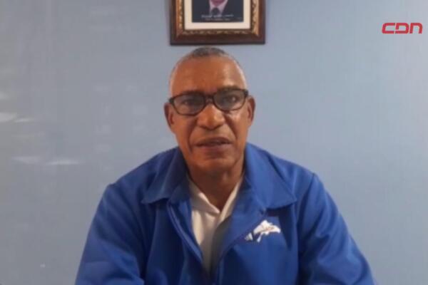 Mario Octavio Acevedo, presidente de la Asociación Dominicana de Profesores en La Vega. 