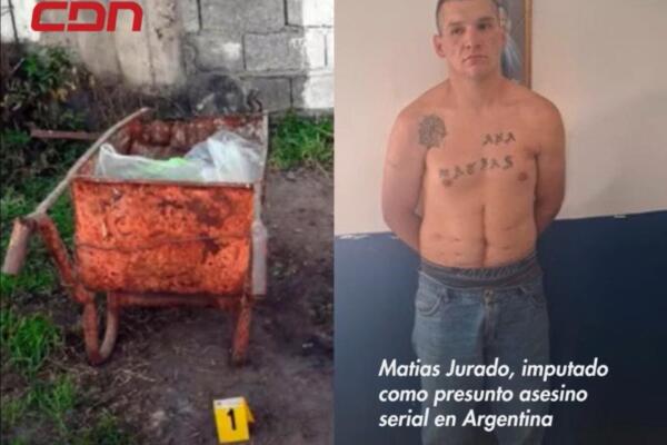 Matías Jurado, de 37 años, presunto asesino serial de Argentina, Fuente: CDN Digital