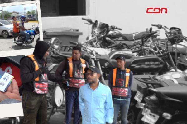 Los motoconchistas pidieron al alcalde Dio Astacio desistir de lo que califican como “abuso”. 