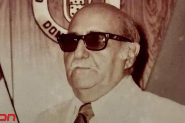 Homero León Díaz, decano de los locutores dominicanos. Foto: Fuente externa 