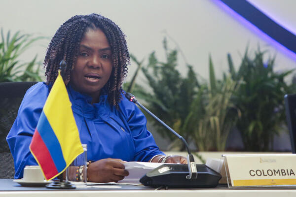 La vicepresidenta de Colombia, Francia Márquez