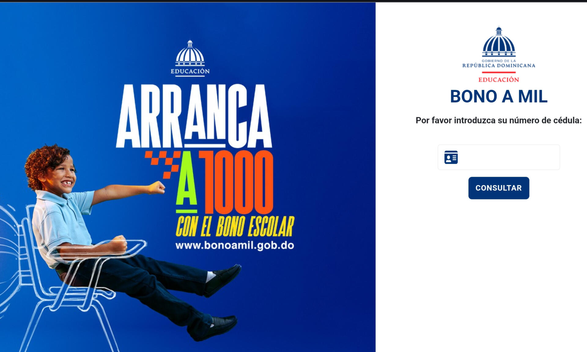 El portal de consulta con cédula del Bono a Mil 2025 ya está activo