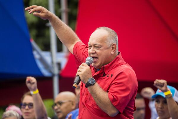 Fotografía de archivo del ministro de Interior y Justicia de Venezuela, Diosdado Cabello. EFE/ Miguel Gutiérrez ARCHIVO