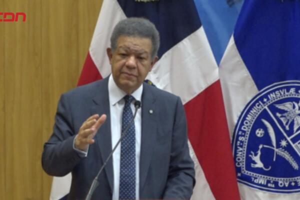 Leonel Fernández, expresidente de la República Dominicana. 