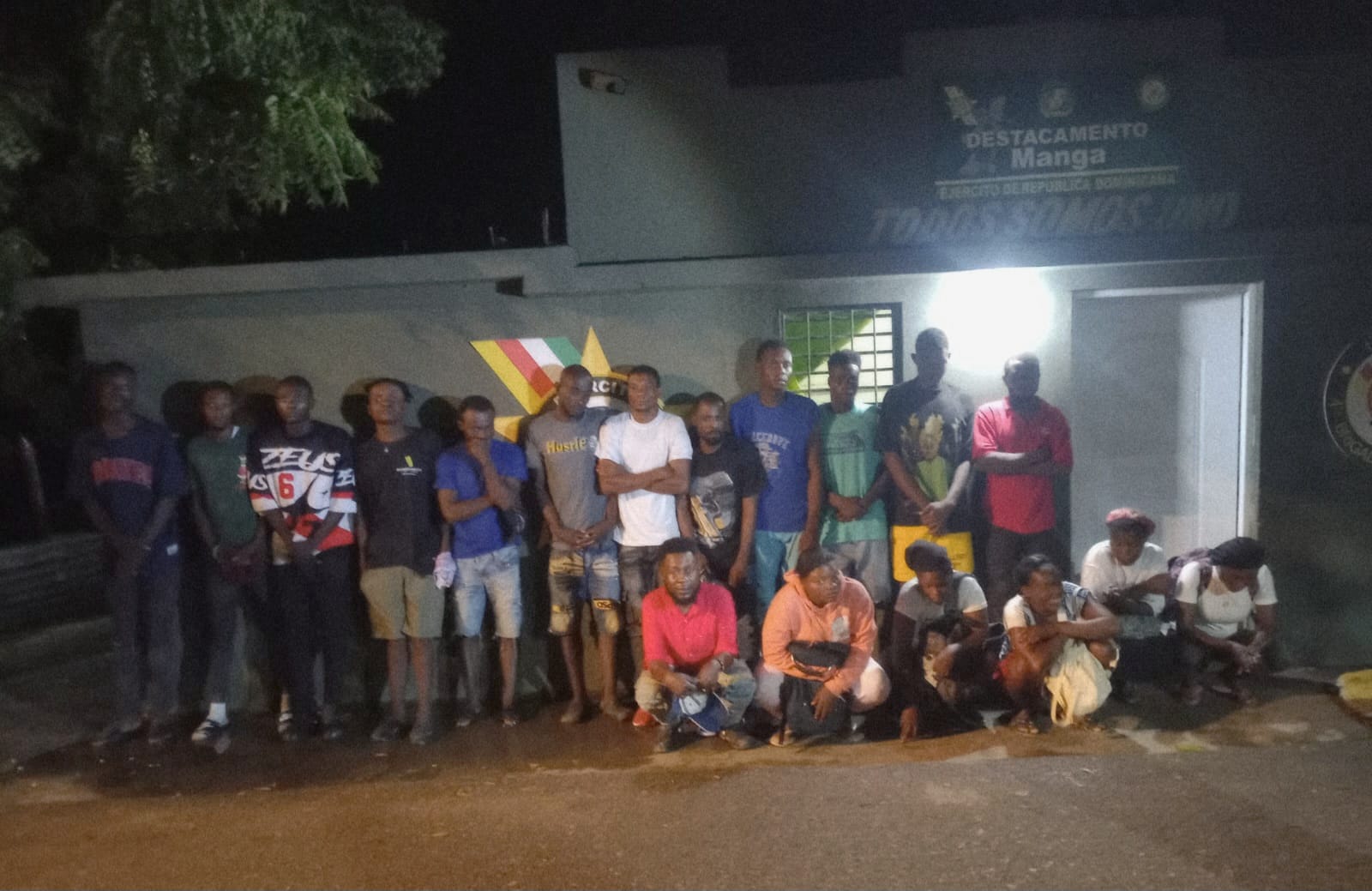 indocumentados detenidos en Montecristi