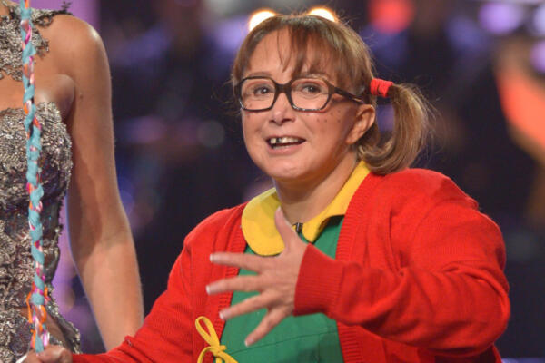 La Chilindrina en uno de sus últimos shows 