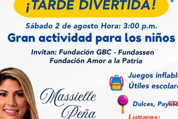 El evento representa una oportunidad invaluable para resaltar el compromiso social con la niñez y fomentar valores de solidaridad en la comunidad. Foto: Fuente externa 