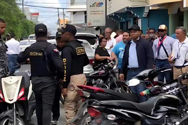 La escena del crimen en el Palacio de Justicia de SFM