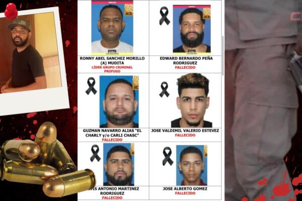 Ronny Abel Sánchez, alias “Mudita”, presunto líder de banda criminal en Santiago.
