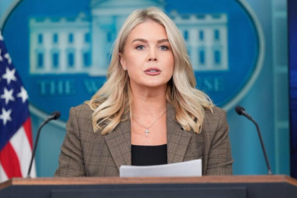 La portavoz de la Casa Blanca Karoline Leavitt se refirió al operativo en el Caribe 