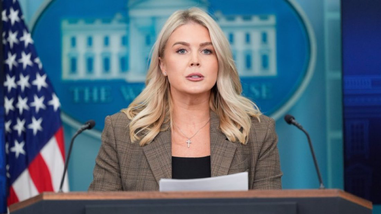 La portavoz de la Casa Blanca Karoline Leavitt se refirió al operativo en el Caribe