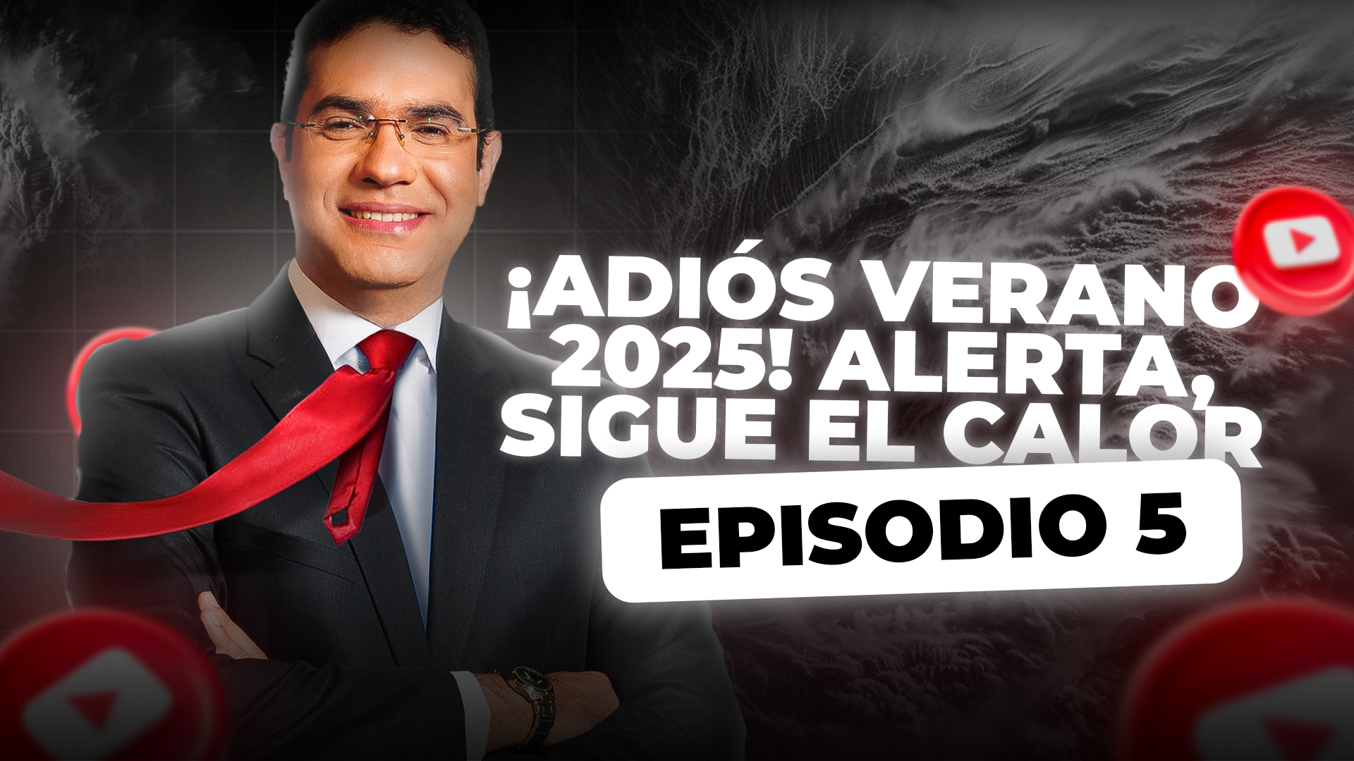 Bajo Presión, conducido por el meteorólogo Jean Suriel, es transmitido por el canal de YouTube de CDN