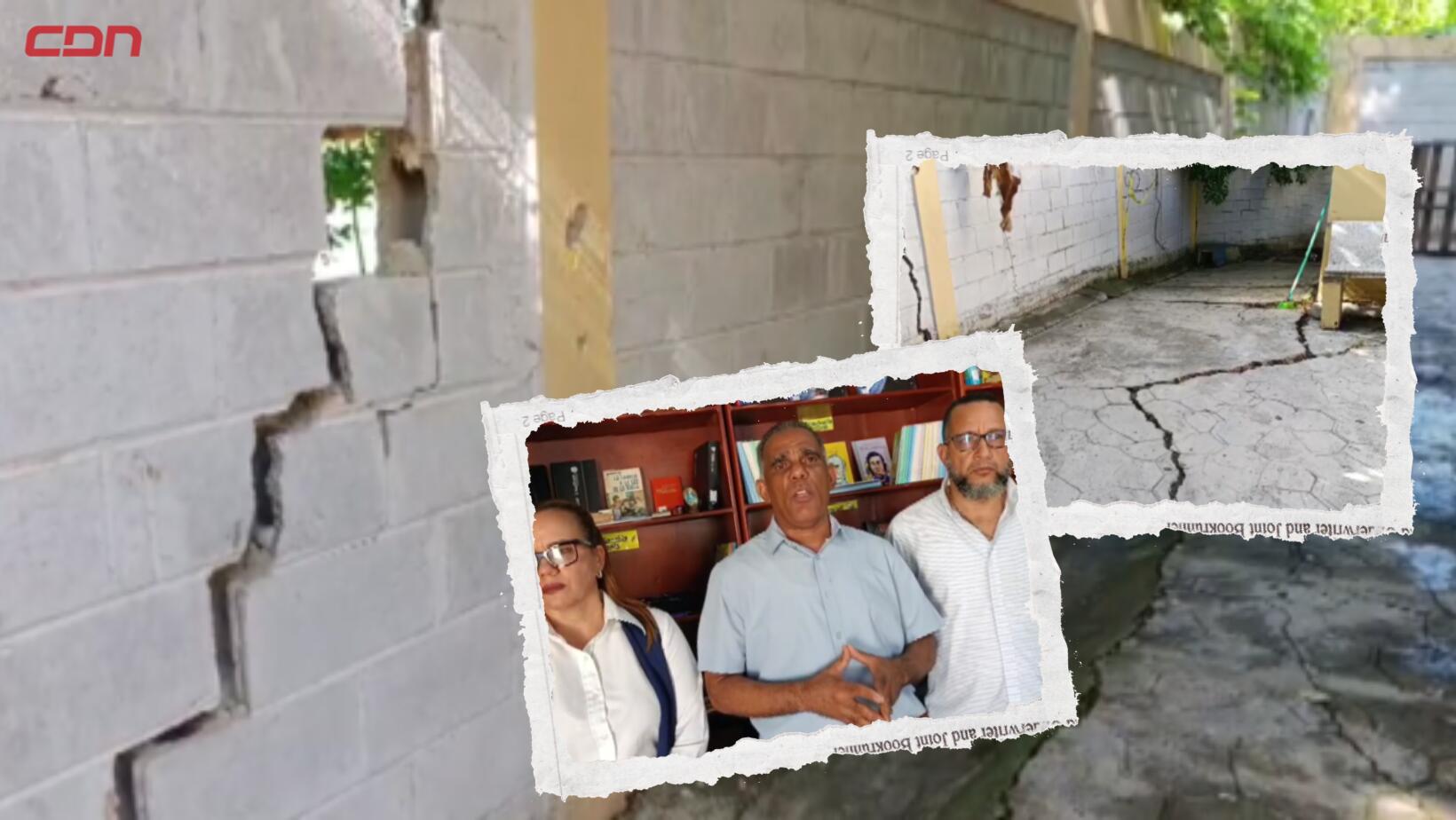 ADP deterioro de escuela en Haina
