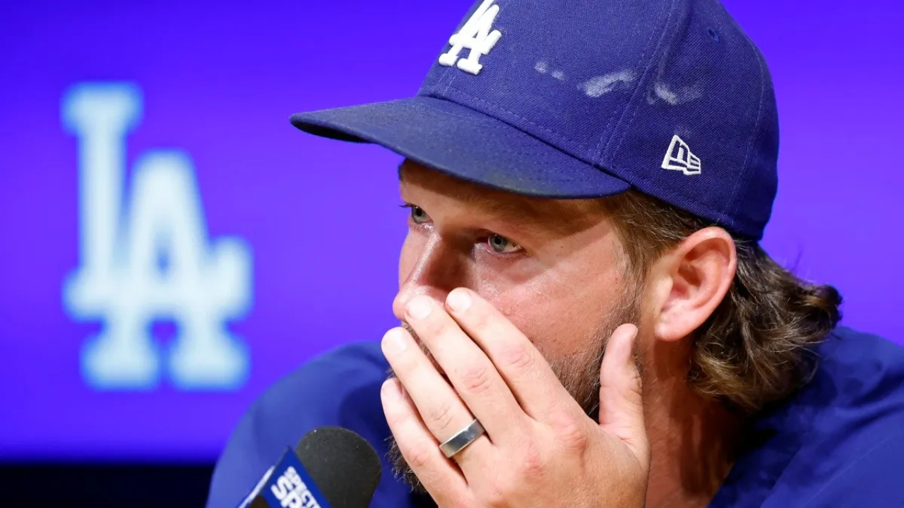 Clayton Kershaw emocionado en conferencia de prensa por su retiro de MLB
