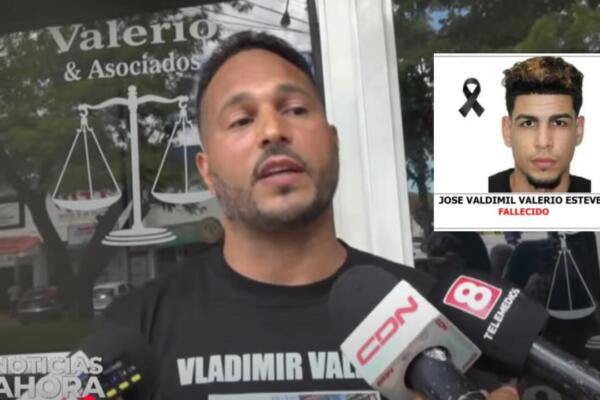 Abogado Rafael Valerio, primo de la víctima / Foto: CDN