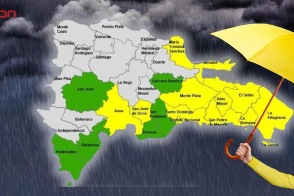 Se espera que la incidencia de la activa onda tropical y una vaguada en altura continúen en horas de la noche.