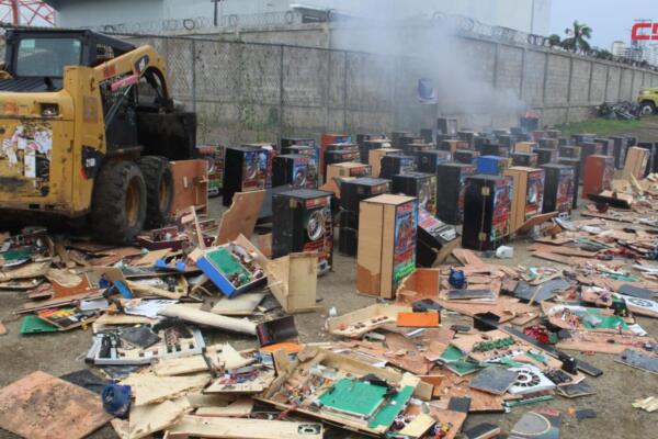 Las incautaciones fueron realizadas entre junio y septiembre en varios sectores de Santiago.