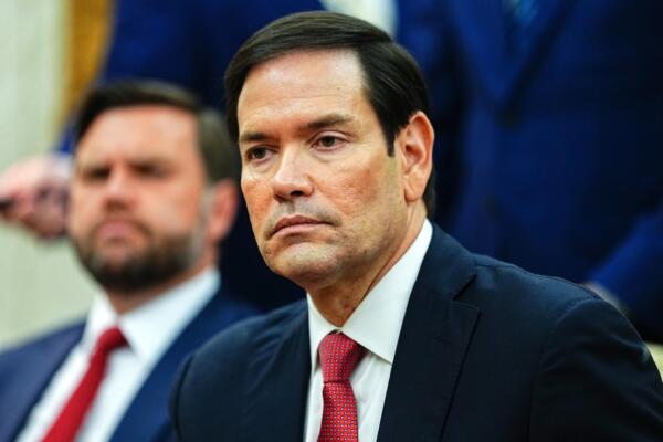 El secretario de Estado de EE.UU., Marco Rubio, en una foto de archivo. EFE/EPA/AARON SCHWARTZ / POOL