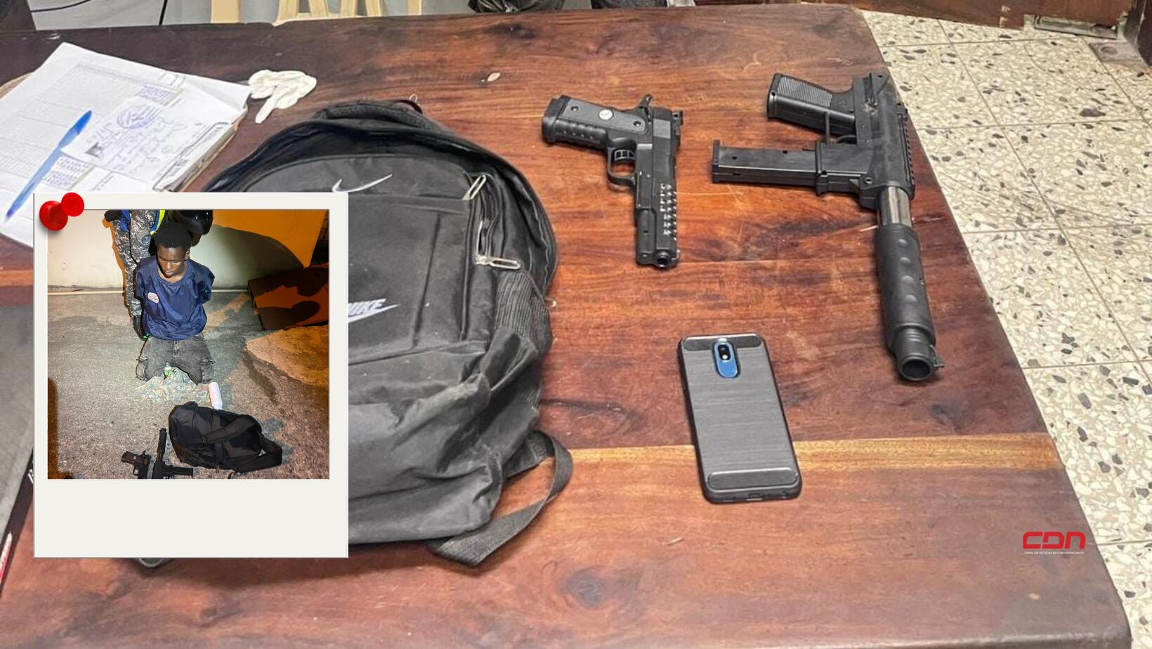 Atraco con arma de juguetes