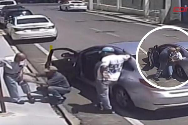 Envejeciente víctima de asalto en Santiago.
