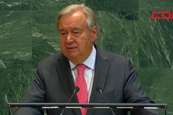  António Guterres, presidente de la Organización de las Naciones Unidas (ONU). Foto: CDN Digital