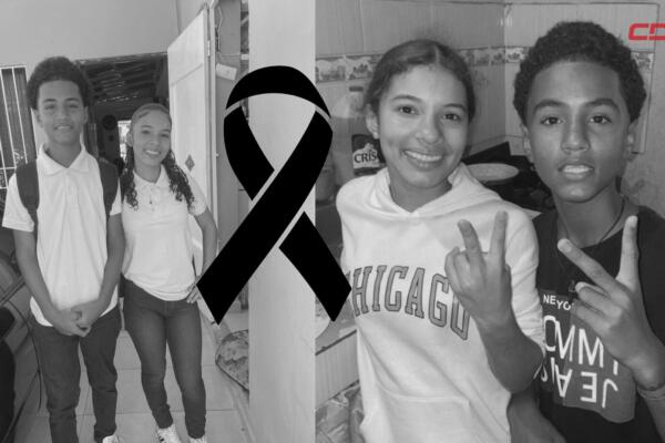 Sheila Acevedo Acosta y Hansel José Acevedo Acosta, hermanos que perdieron la vida por ahogamiento. 