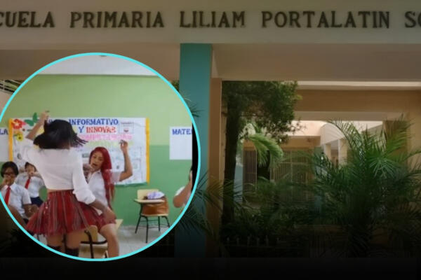 Entrada principal de la escuela Liliam Portalatín Sosa en Invivienda