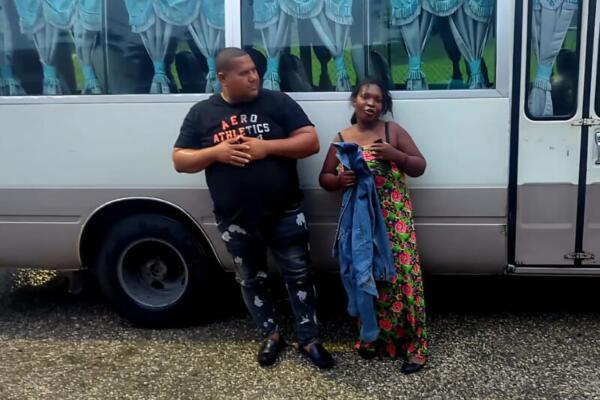  Eidy Rodríguez Adames, hombre capturado mientras transportaba haitiana indocumentada. Foto: fuente externa 