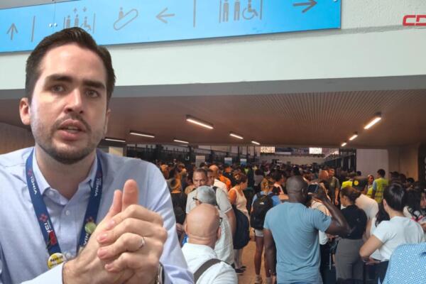 Luis José López, gerente de Comunicaciones de Aeropuertos Dominicanos Siglo XXI (Aerodom)