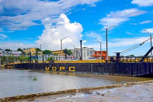 MOPC informa que el Puente Flotante cerrará este sábado de 10:00 a.m. a 12:00 p.m. por el ingreso del buque MV Atlantic.